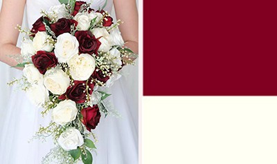 burgundy and white wedding flower burgundy and white wedding flower