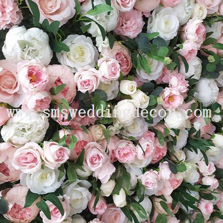 bridal shower flower backdrop