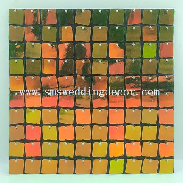 gold shimmer wall panels