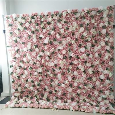 ฉากหลังผนังดอกไม้