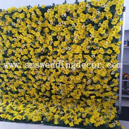Yellow Flower Wall Backdrop