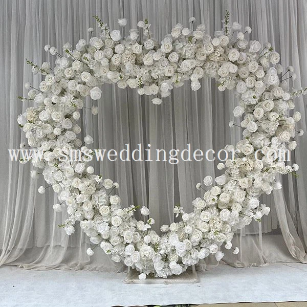 red rose archway wedding