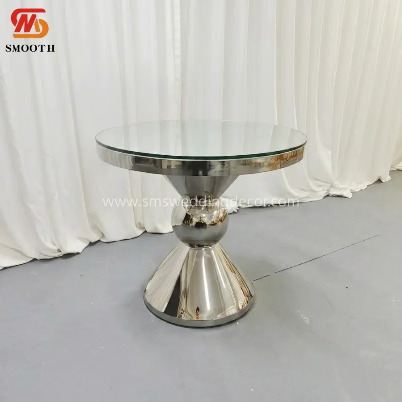 silver table