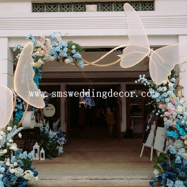 metal flower arch